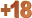 +18 +18